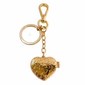 Chaveiro Relicário Dubai Dourado